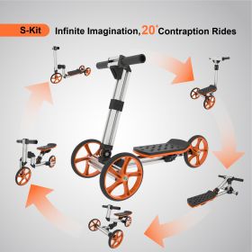 KidRock Constructible Kit 20 in 1 Kids Balance Bike No Pedals Toys for 1 to 4 Year Old Engineering Building Kit Kids Sit/Stand Scooter Most Popul