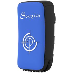 16.5 in Muay Thai Kick Shield Punching Pad, Kick Shield for Martial Arts, Karate, Kickboxing, MMA x 1 Unit, Blue (Option: Blue-420x220x150 mm)